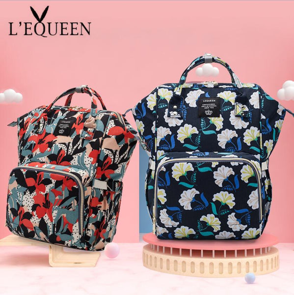 [LEQUEEN Official Store]Diaper Bag Baby Care Backpack Travel Waterproof Antifouling Backpack Stroller Bag Nappy Bag Stroller Bag