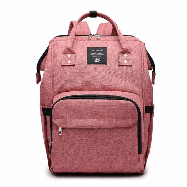 Lequeen New Upgrade Diaper Bag Large Mummy Maternity Nursing Bag Deer Printed Baby Nappy Bags For Mom Travel Baby Backpack