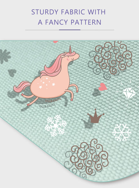 Diego Green Unicorn Diaper Bag